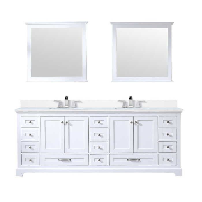 Lexora Home Dukes Bath Vanity with Cultured Marble Countertop