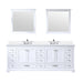 Lexora Home Dukes Bath Vanity with White Quartz Countertop