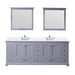 Lexora Home Dukes Bath Vanity with White Quartz Countertop