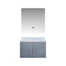 Lexora Home Geneva Bath Vanity with Carrara Marble Countertop