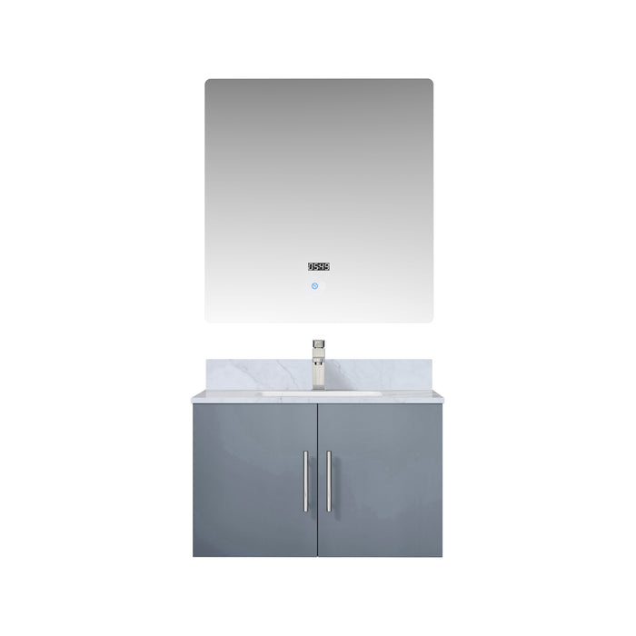 Lexora Home Geneva Bath Vanity with Carrara Marble Countertop