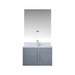 Lexora Home Geneva Bath Vanity with Carrara Marble Countertop