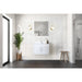 Lexora Home Geneva Bath Vanity with Cultured Marble Countertop