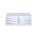 Lexora Home Geneva Bath Vanity with Carrara Marble Countertop