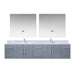 Lexora Home Geneva Bath Vanity with Carrara Marble Countertop