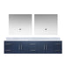 Lexora Home Geneva Bath Vanity with Carrara Marble Countertop