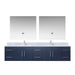 Lexora Home Geneva Bath Vanity with Carrara Marble Countertop