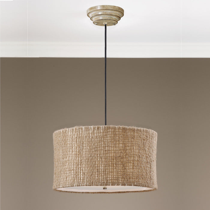 Uttermost Burleson 3 Light Drum Pendant 21935