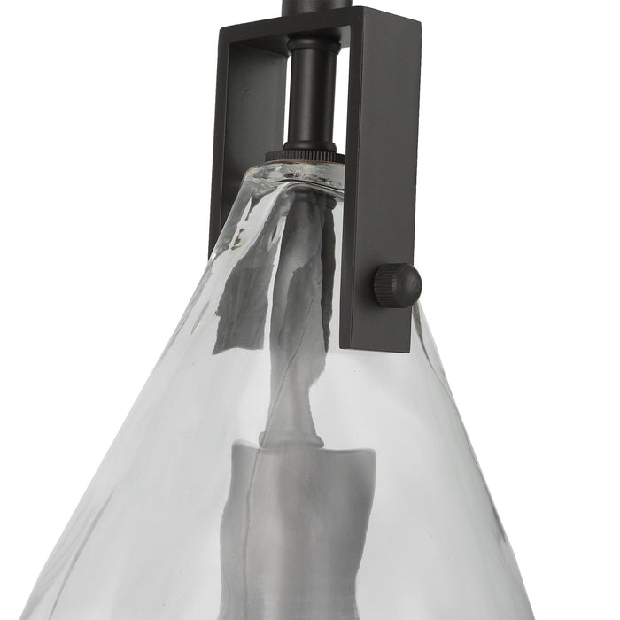 Uttermost Campester 1 Light Watered Glass Mini Pendant 22049