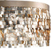 Uttermost Tillie 3 Light Textured Gold Pendant 22064