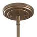 Uttermost Tillie 3 Light Textured Gold Pendant 22064