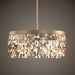 Uttermost Tillie 3 Light Textured Gold Pendant 22064