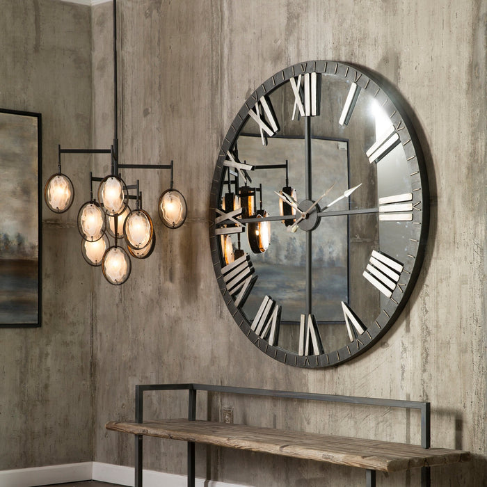 Uttermost Maxin Dark Bronze 9 Light Chandelier 21317