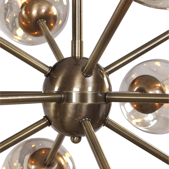 Uttermost Chet 12 Light Sputnik Chandelier 21325