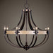 Uttermost Dubois 8 Light Chandelier 21329