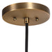 Uttermost Seagrass 1 Light Dome Pendant 21536