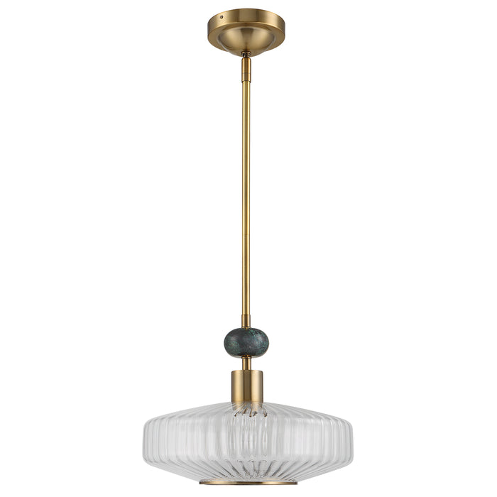 Uttermost Giovane Antique Brass 1 Light Pendant 21563