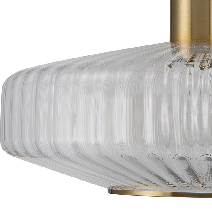 Uttermost Giovane Antique Brass 1 Light Pendant 21563