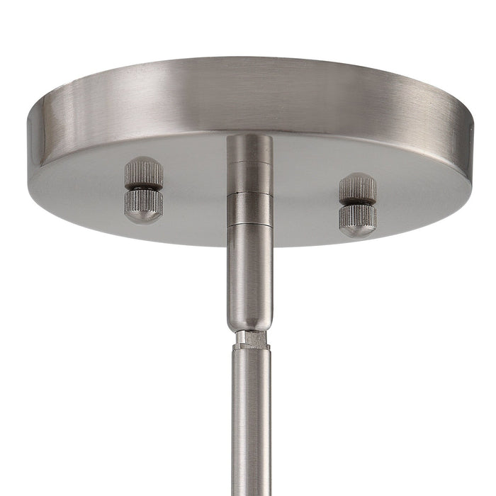 Uttermost Pendleton 1 Light Nickel Pendant 21569