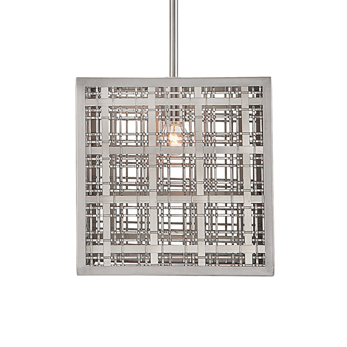 Uttermost Pendleton 1 Light Nickel Pendant 21569