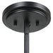 Uttermost Suva 4 Light Black Rope Pendant 21589