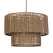 Uttermost Biswas Woven Jute 1 Light Pendant 21595