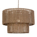 Uttermost Biswas Woven Jute 1 Light Pendant 21595