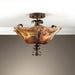 Uttermost Vetraio 2 Light Glass Semi Flushmount 22200