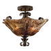 Uttermost Vetraio 2 Light Glass Semi Flushmount 22200