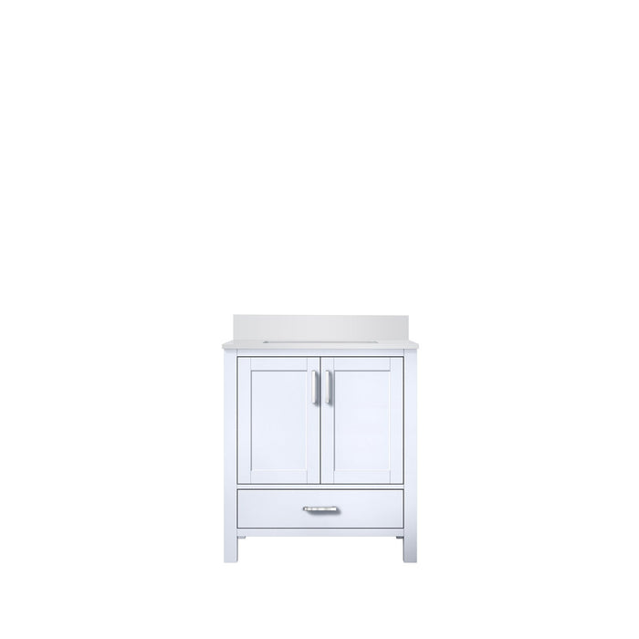 Lexora Home Jacques Bath Vanity with Cultured Marble Countertop