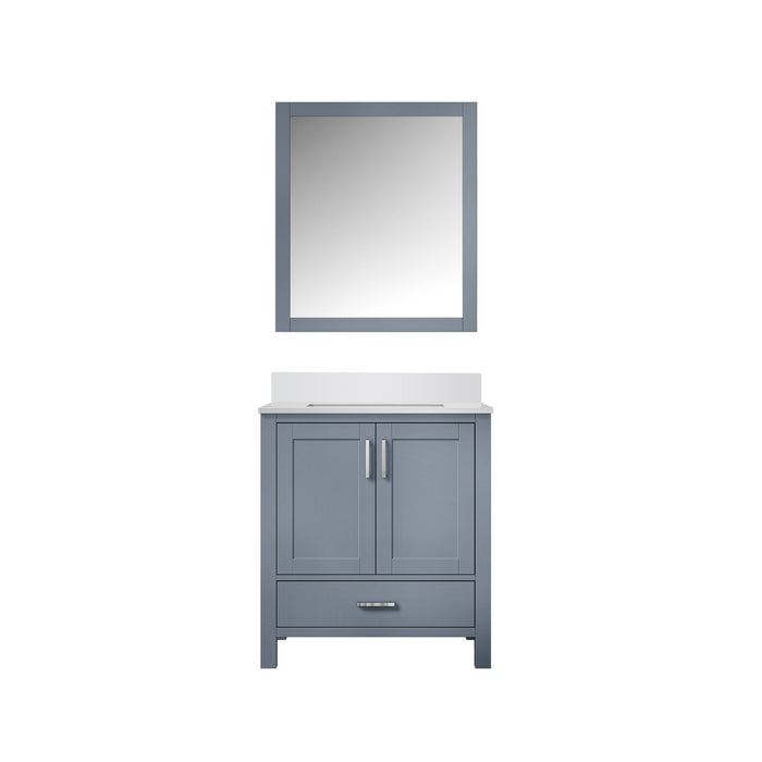 Lexora Home Jacques Bath Vanity with White Quartz Countertop