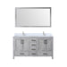 Lexora Home Jacques Bath Vanity with White Quartz Countertop