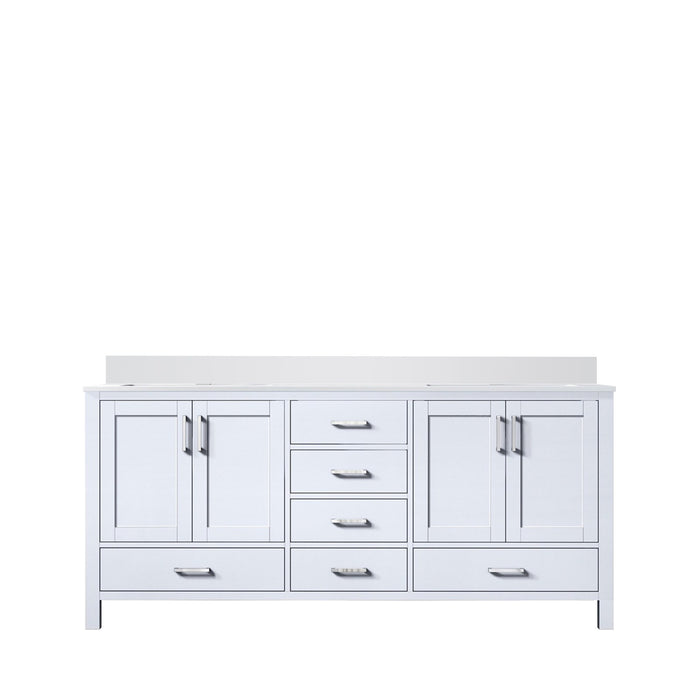 Lexora Home Jacques Bath Vanity with Cultured Marble Countertop