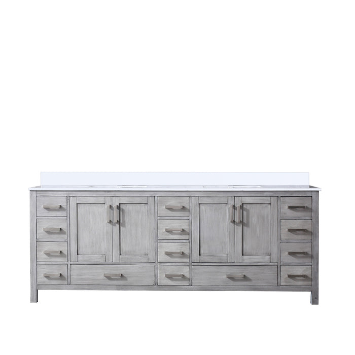 Lexora Home Jacques Bath Vanity with Cultured Marble Countertop