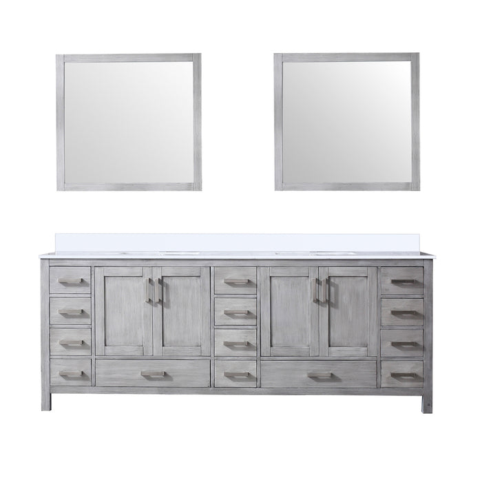 Lexora Home Jacques Bath Vanity with Cultured Marble Countertop