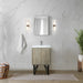 Lexora Home Lancy Bath Vanity with Cultured Marble Countertop