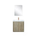 Lexora Home Fairbanks Bath Vanity with Cultured Marble Countertop