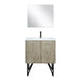 Lexora Home Lancy Bath Vanity with Cultured Marble Countertop