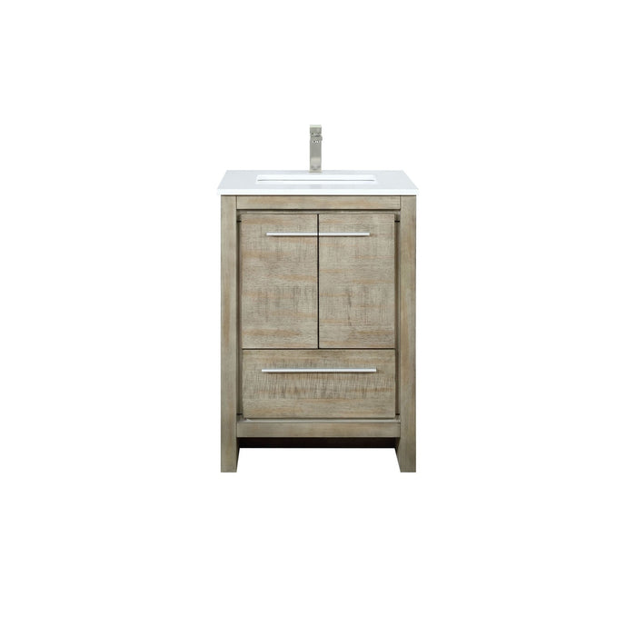 Lexora Home Lafarre Bath Vanity with Cultured Marble Countertop