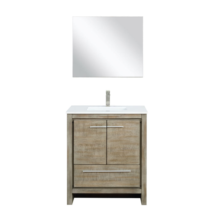 Lexora Home Lafarre Bath Vanity with Cultured Marble Countertop