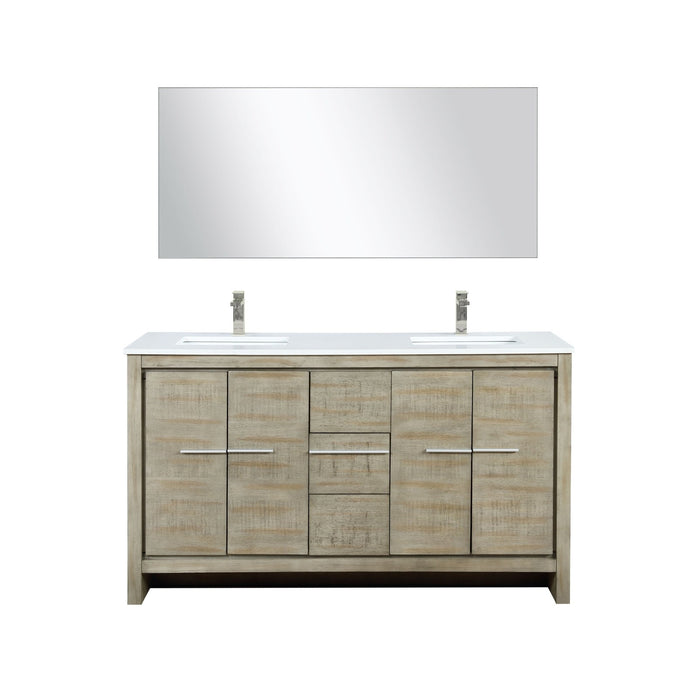 Lexora Home Lafarre Bath Vanity with Cultured Marble Countertop