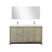 Lexora Home Lafarre Bath Vanity with Cultured Marble Countertop