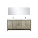 Lexora Home Lafarre Bath Vanity with Cultured Marble Countertop