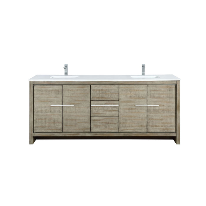 Lexora Home Lafarre Bath Vanity with Cultured Marble Countertop