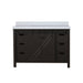 Lexora Home Marsyas Bath Vanity with White Quartz Countertop