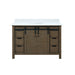 Lexora Home Marsyas Bath Vanity with White Quartz Countertop