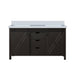 Lexora Home Marsyas Bath Vanity with White Quartz Countertop