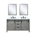 Lexora Home Marsyas Bath Vanity with Cultured Marble Countertop