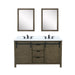 Lexora Home Marsyas Bath Vanity with Cultured Marble Countertop