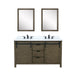 Lexora Home Marsyas Bath Vanity with White Quartz Countertop